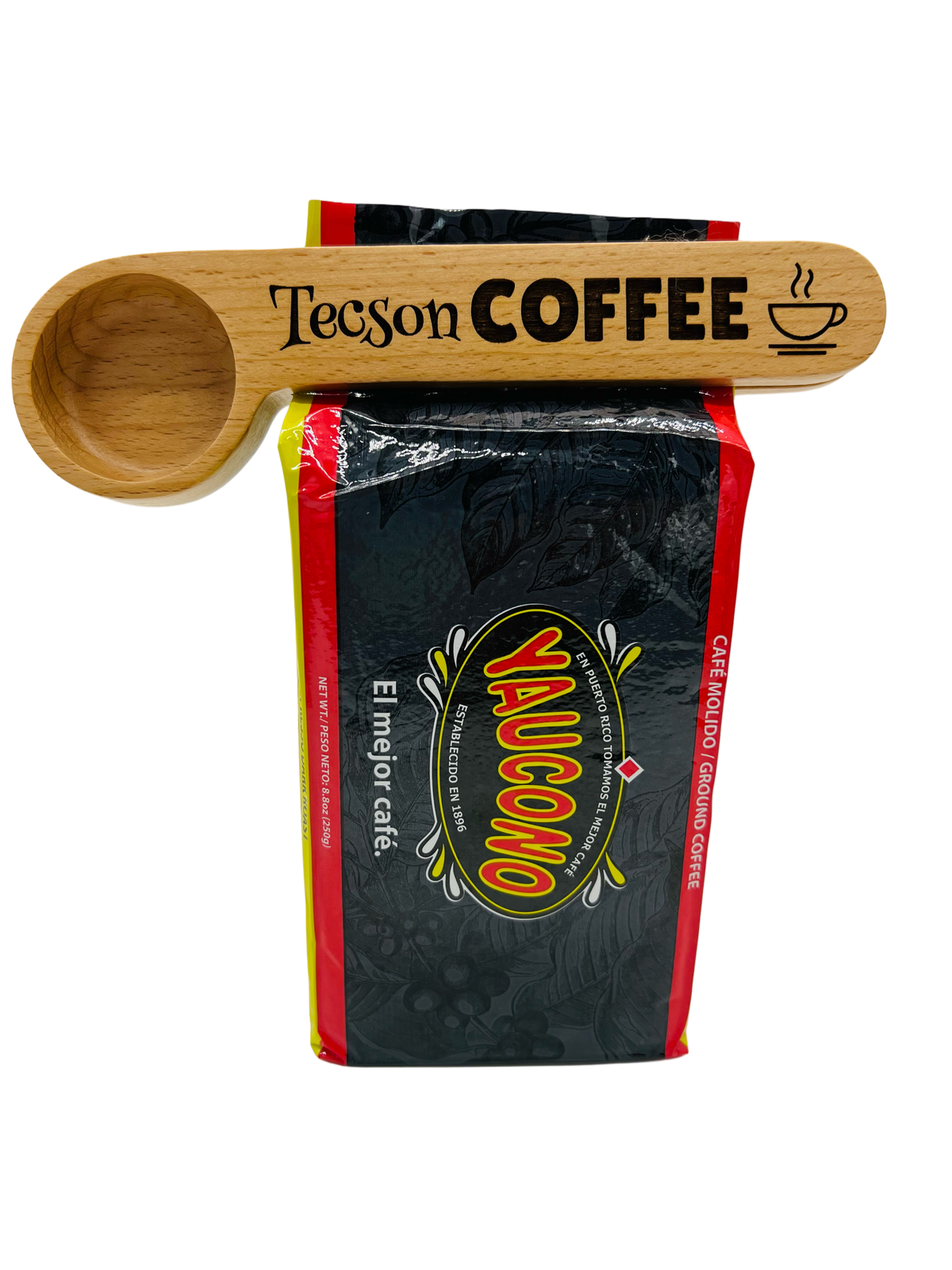 Personalized Coffee Scoop and Clip