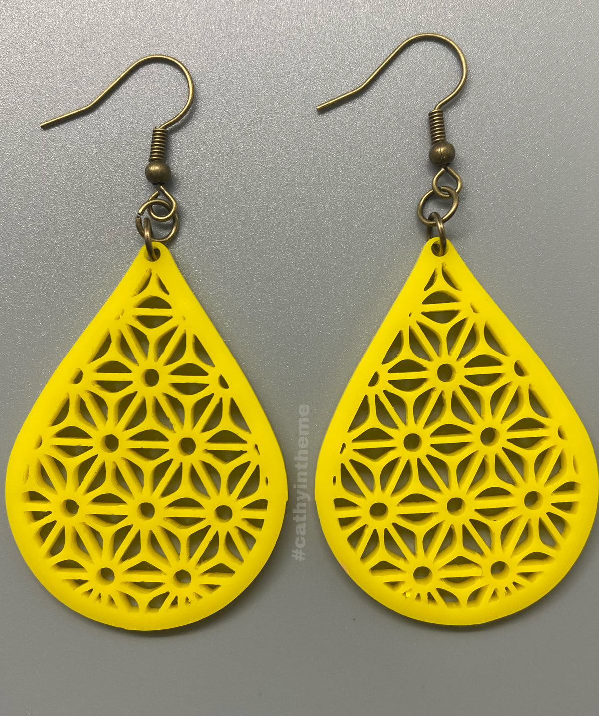 Floral Pattern Earrings