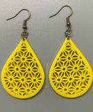Floral Pattern Earrings